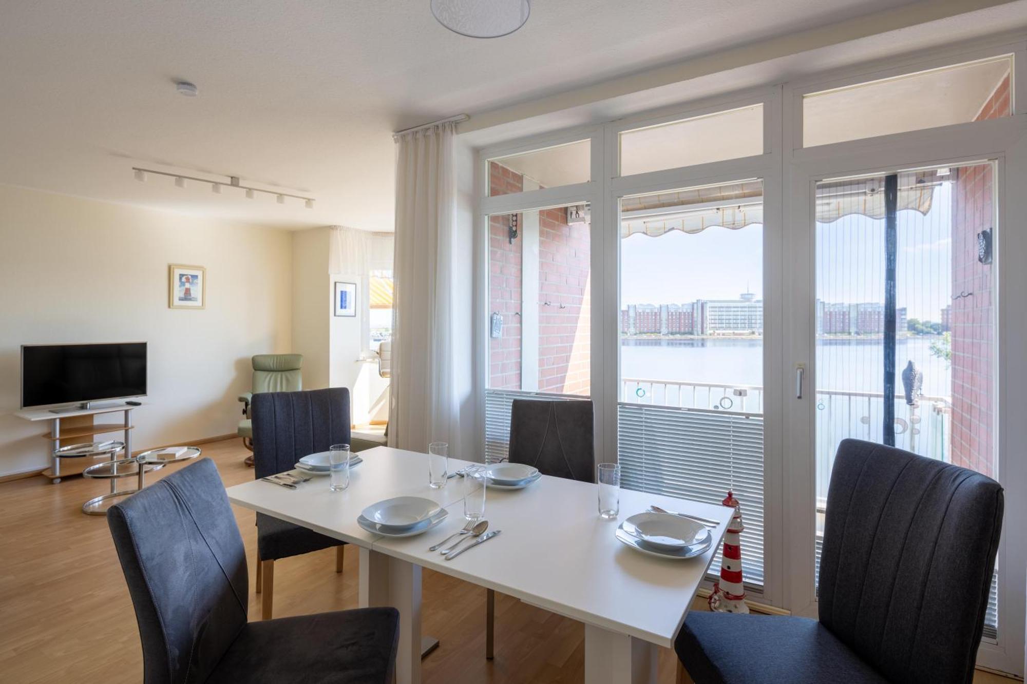 Gemuetliche Ferienwohnung Mit Meerblick Direkt Am Hafen Wilhelmshaven Extérieur photo